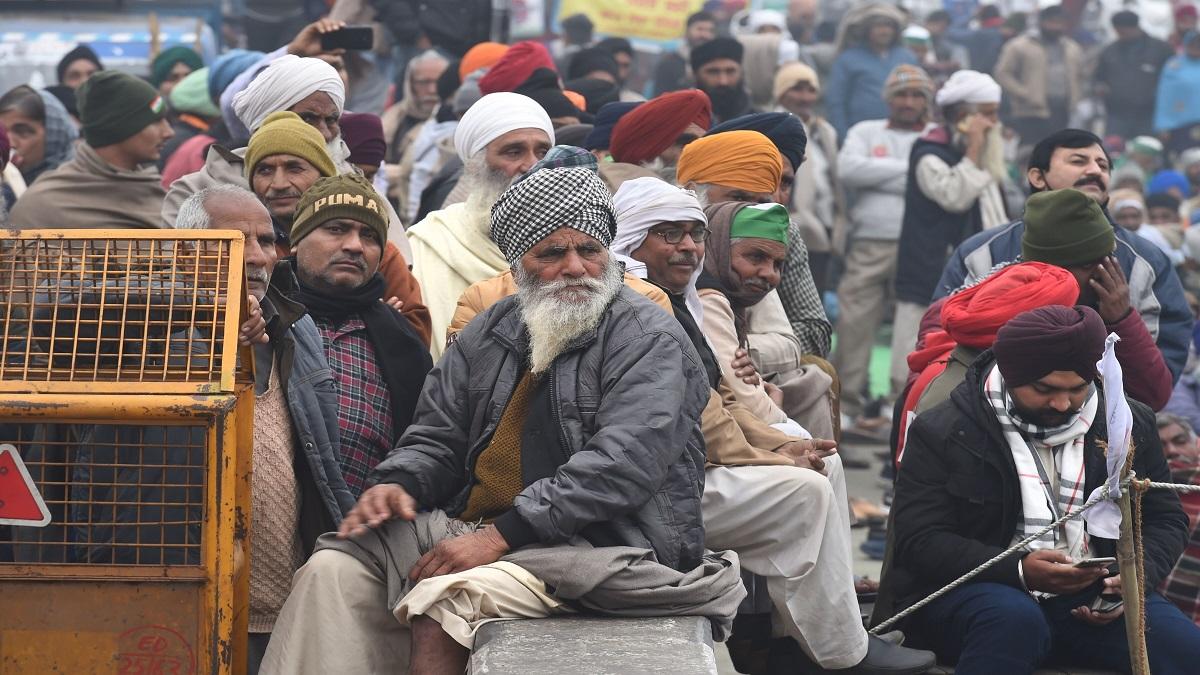 Farmers stir against modi government (Photo-PTI)