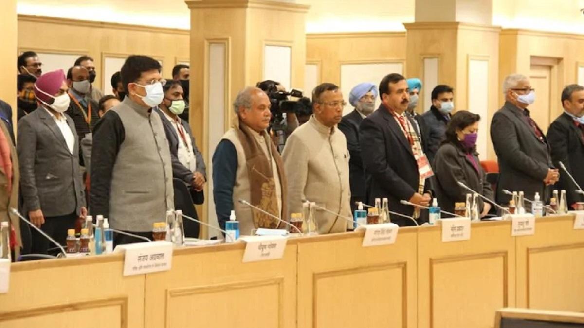 Farmers-Government talk in Vigyan Bhawan. (Photo-PTI)