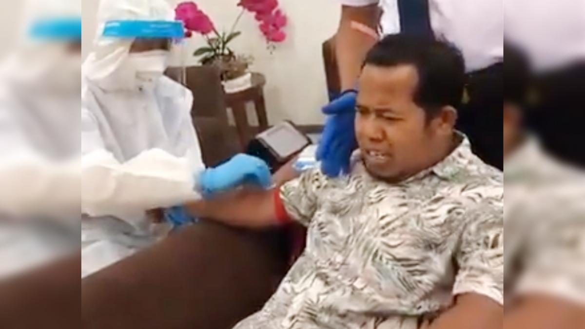 vaccination centre video goes Viral 