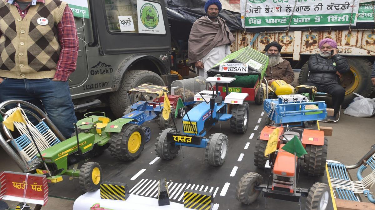 kisan tractor rally