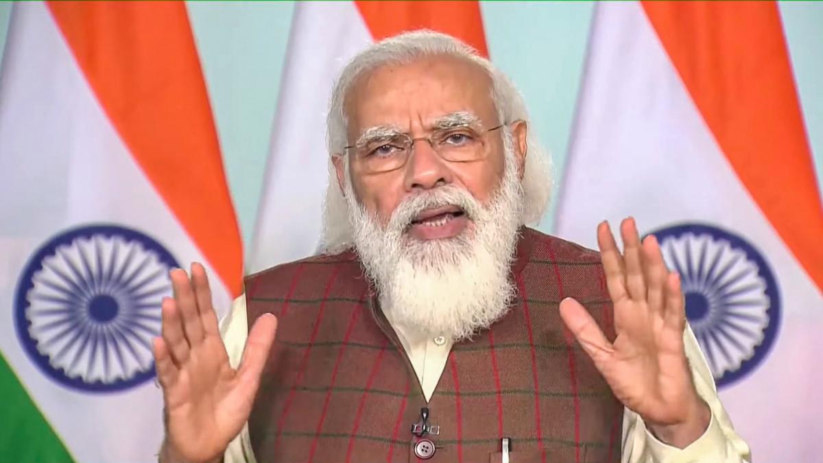 pm modi live speech