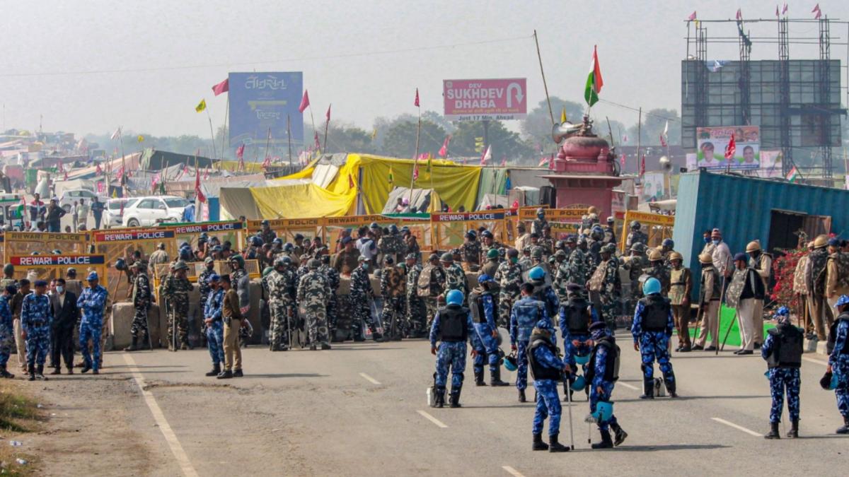 Rewari, Farmers Protest Site (File-PTI)