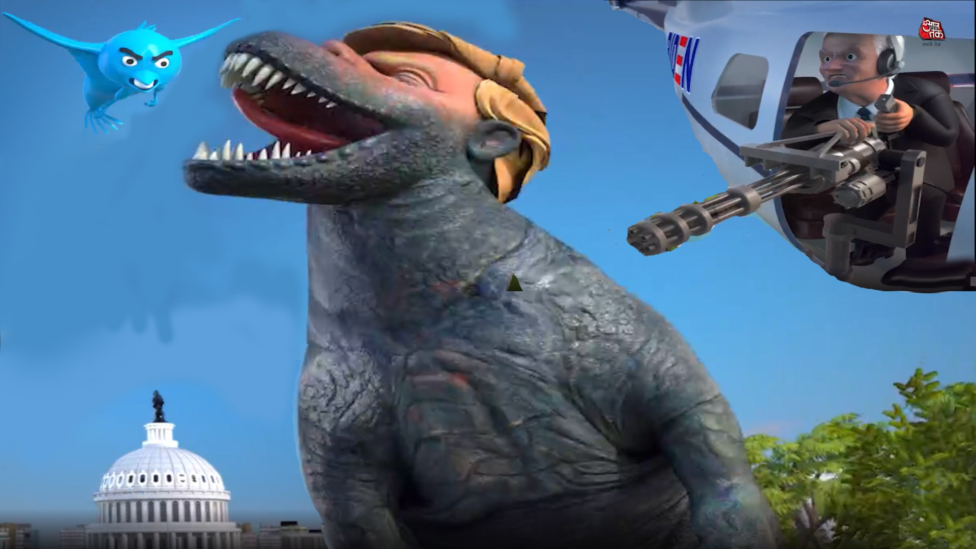 Trump supporters rampage in Capitol hill