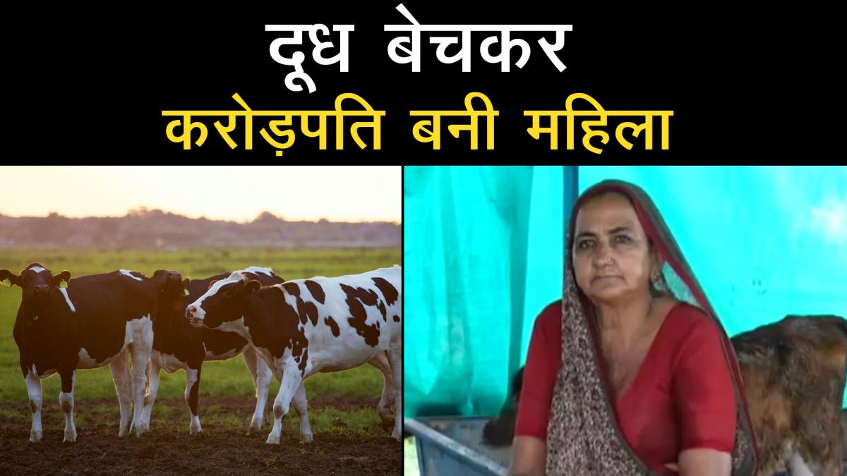 Gujarati woman becomes millionaire by selling milk
