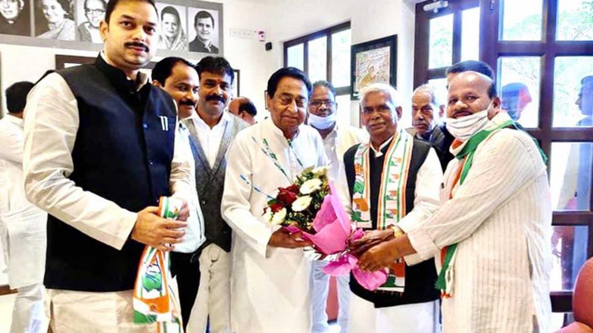 कमलनाथ के साथ बाबूलाल चौरसिया