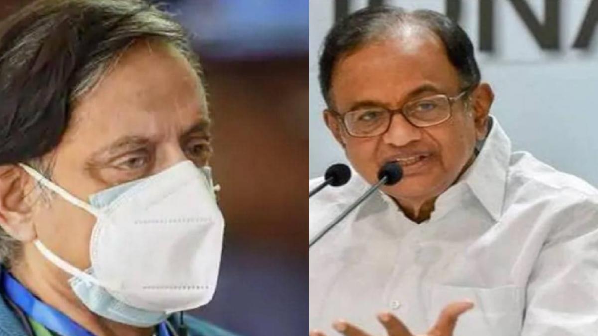 Shashi Tharoor and P Chidambaram