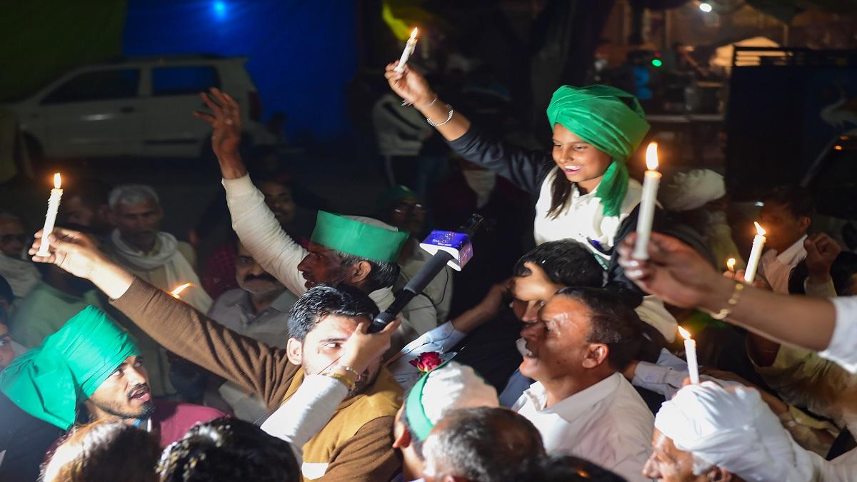 Farmers Cadel march (Photo-PTI)