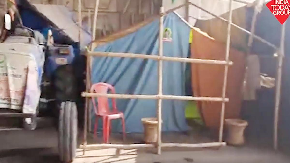  Ghazipur Border protest site 