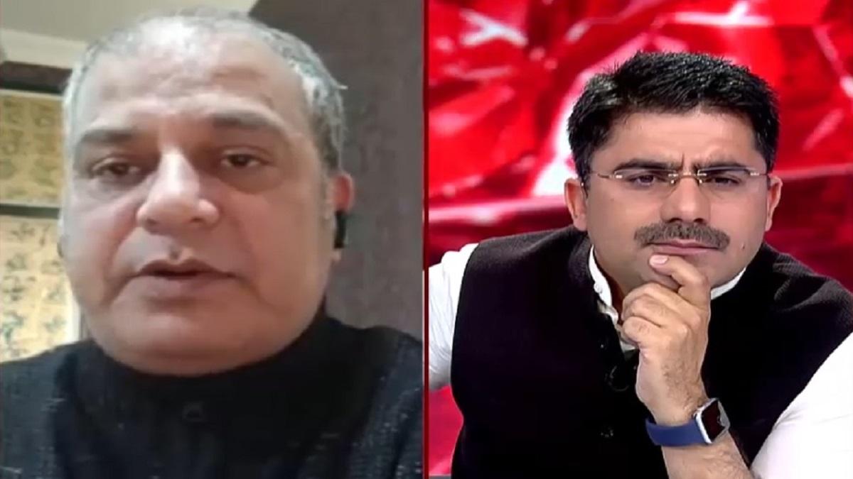 Kashmiri Activist Iftikhar Misgar with Rohit Sardana