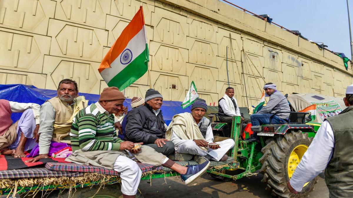 kisan protest at ghazipur border