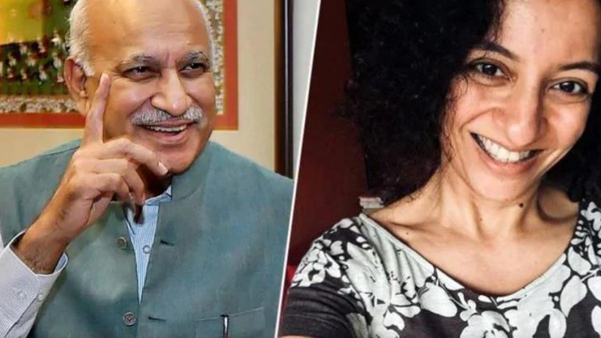 MJ Akbar and Priya Ramani