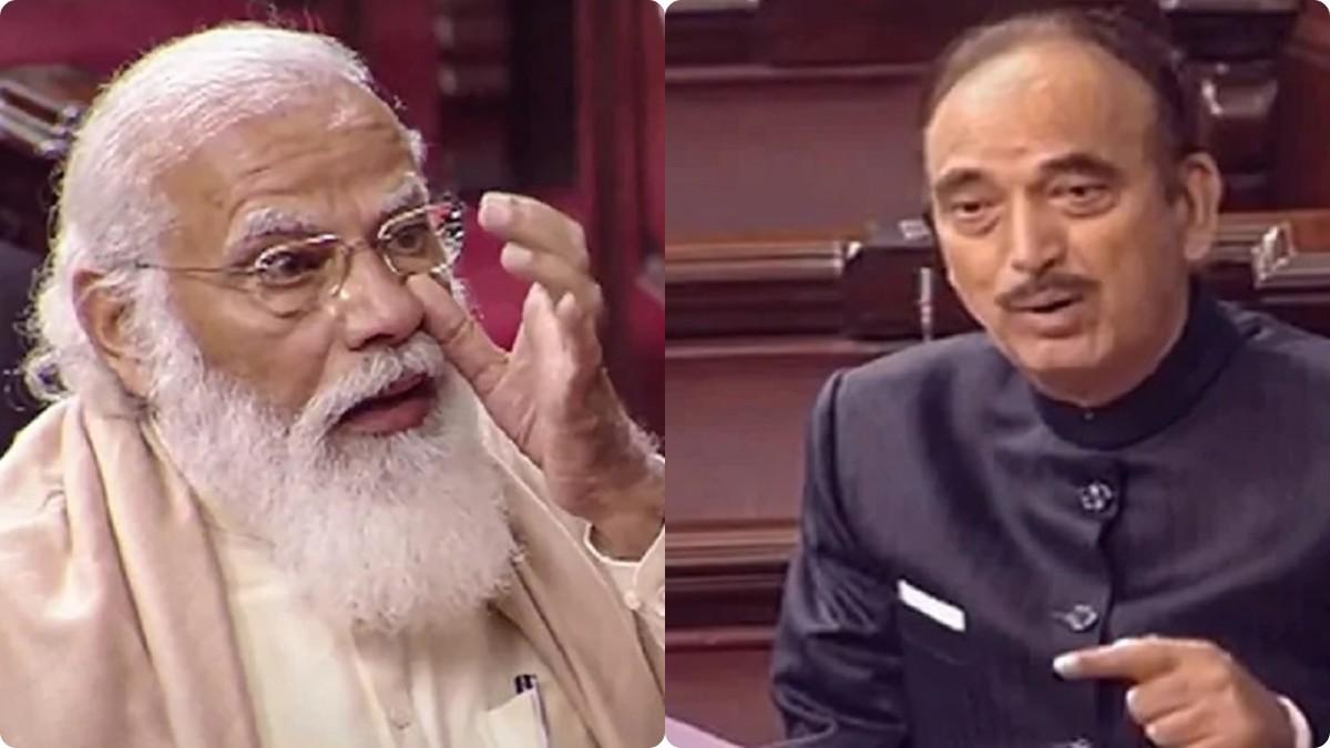 PM Modi and Ghulam Nabi Azad (Photo-PTI) 