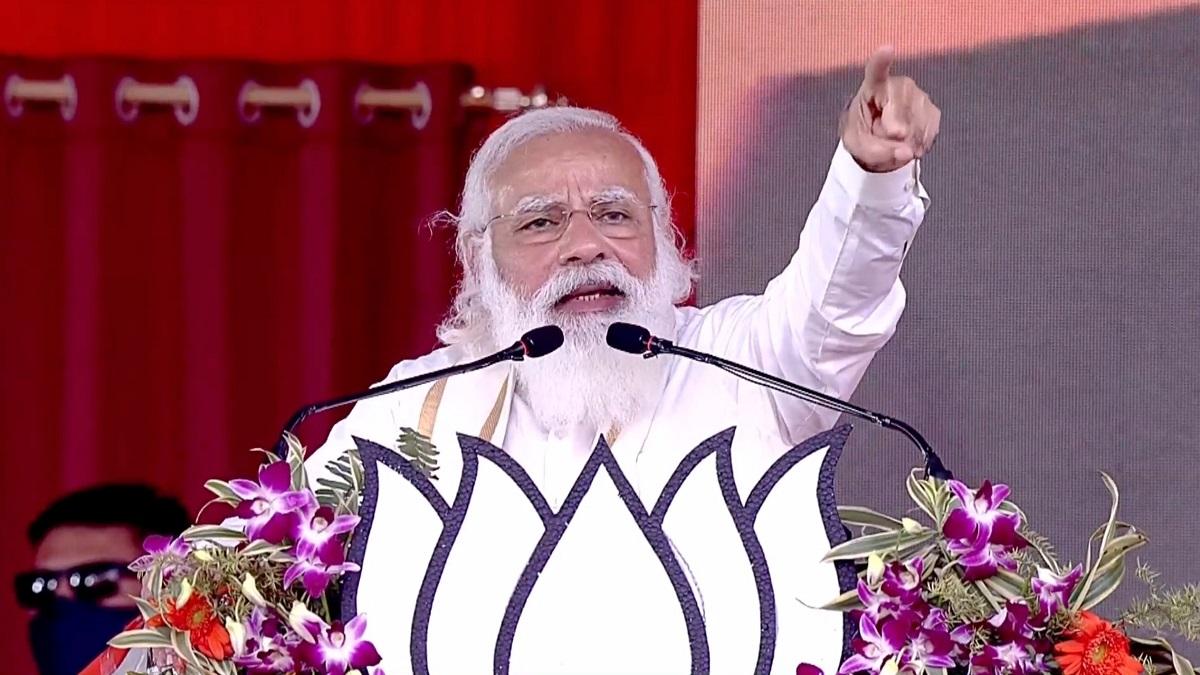 Prime Minister Narendra Modi in Hooghly (Photo-BJP)