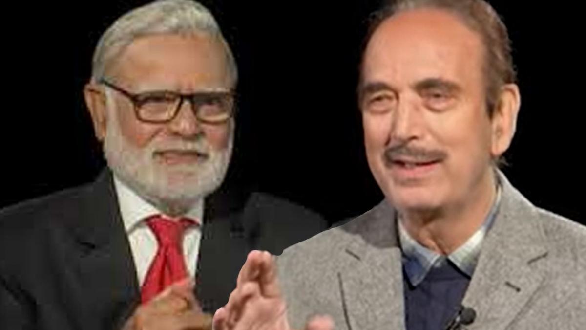 Ghulam Nabi Azad and Prabhu Chawla