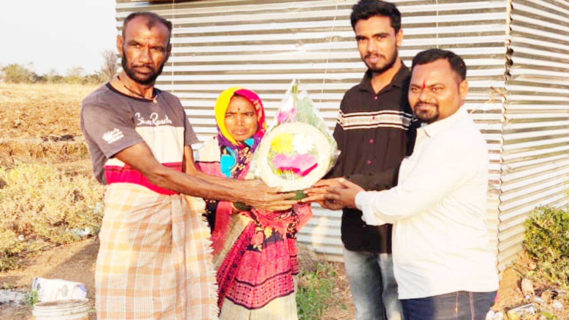 Maharashta Solapur son of labor Sharan Kamble 