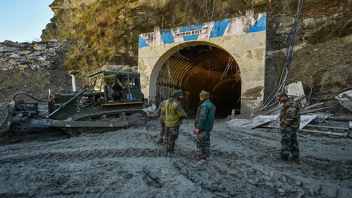 Rescue Operation in Tapovan Tunnel (Photo-PTI)