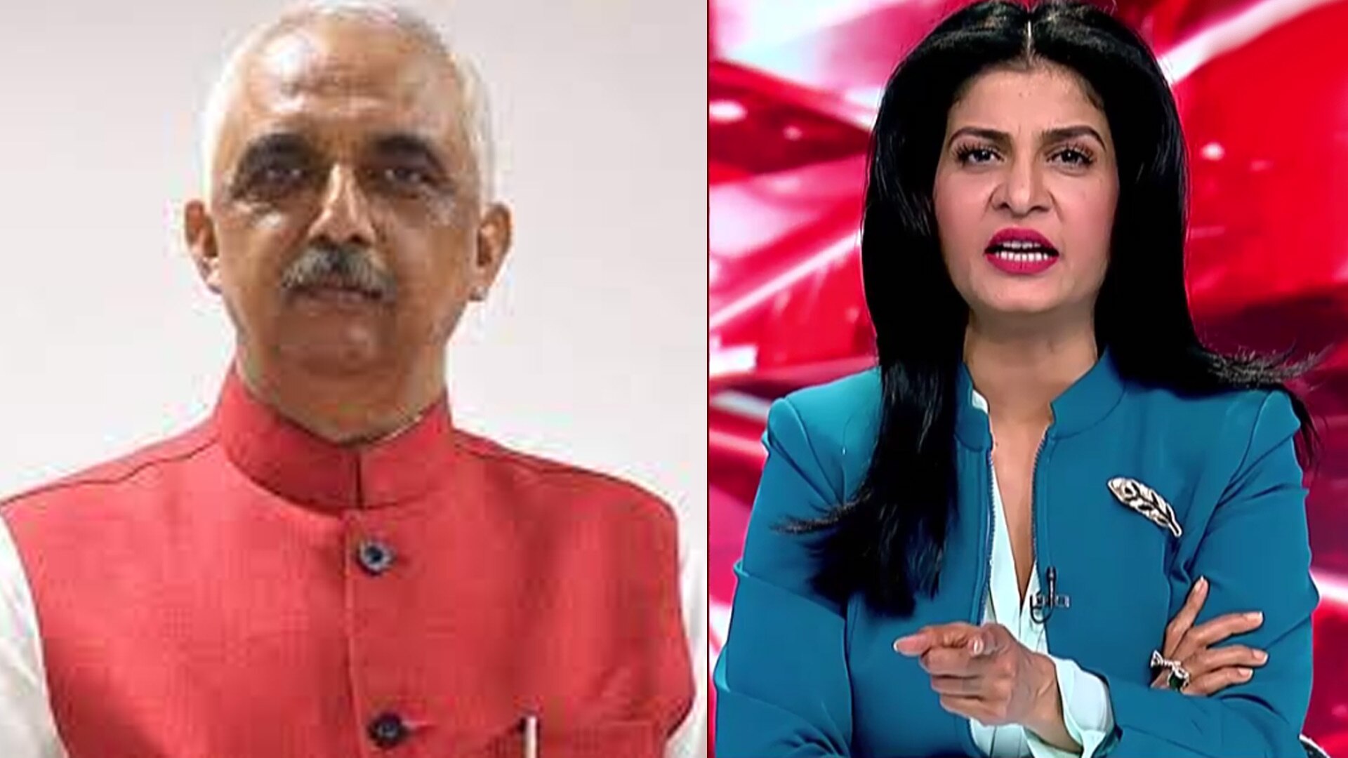 Anjana Om Kashyap rebukes Congress spokesperson