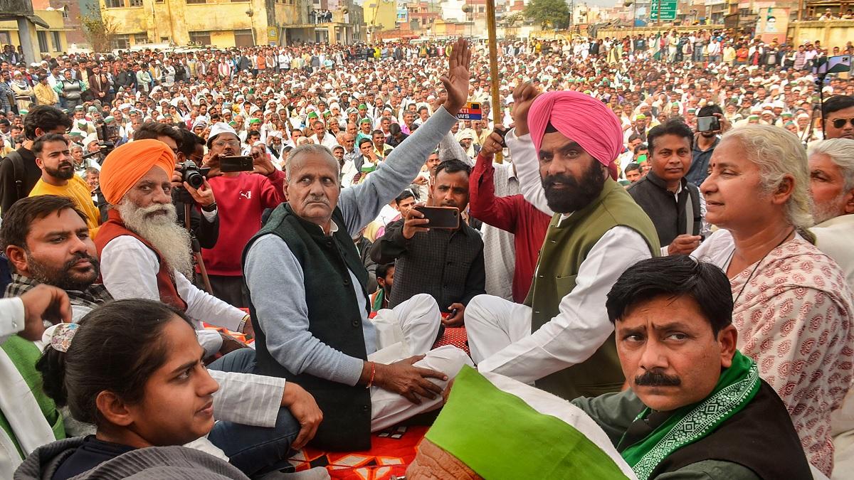 Farmers protest against new farm laws (Photo-PTI)