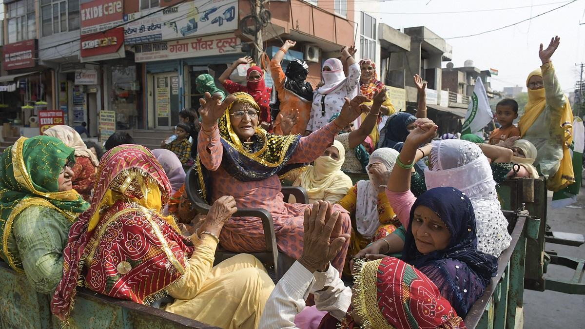 Farmers agitation against new farm laws (Photo-PTI)