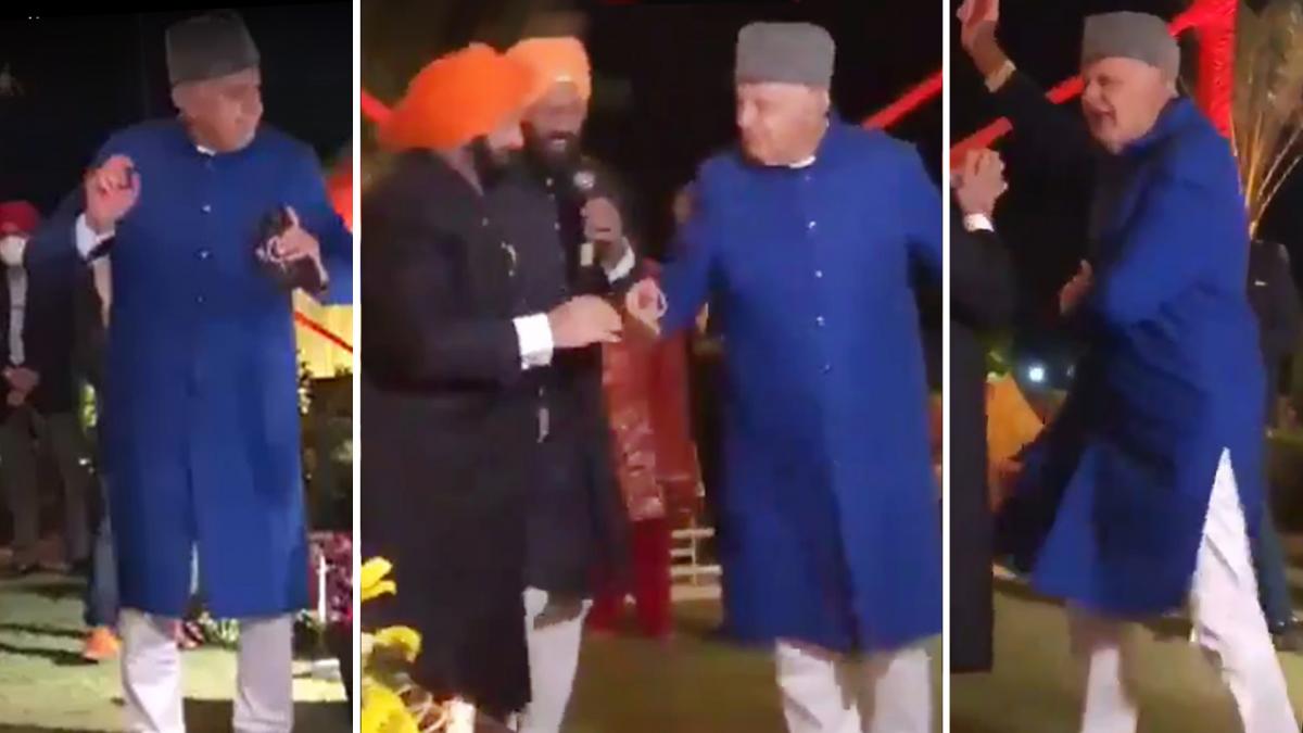 Farooq Abdullah dances with CM Amrinder 