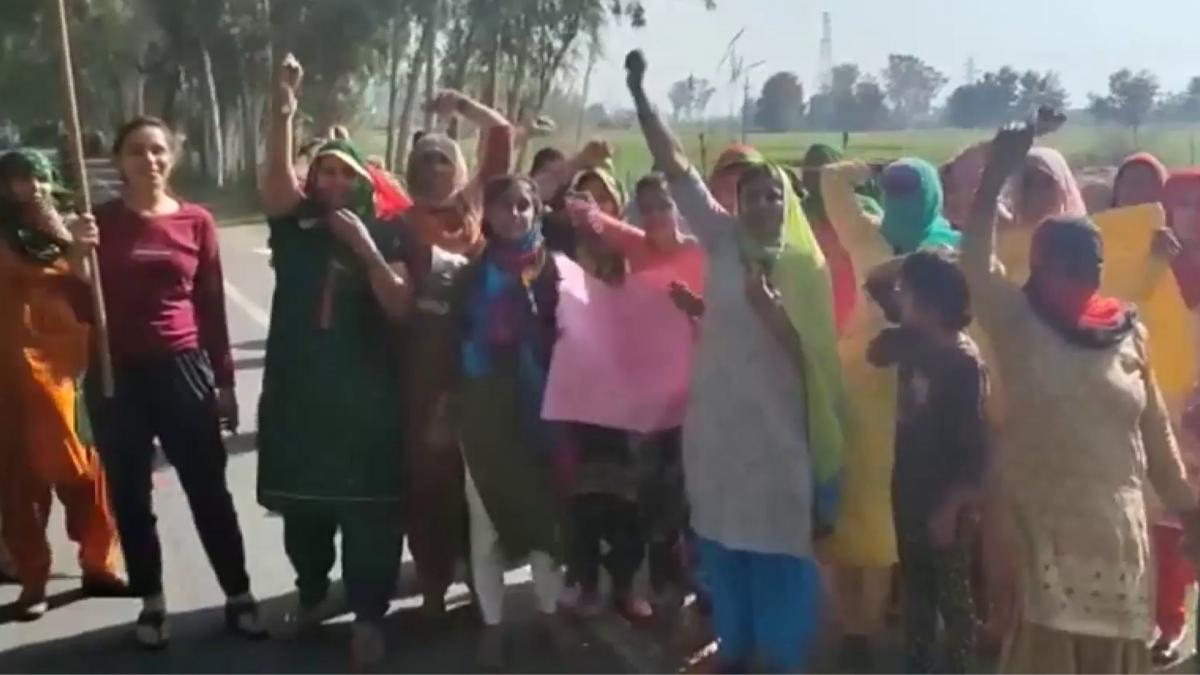 Human Chain in Hisar