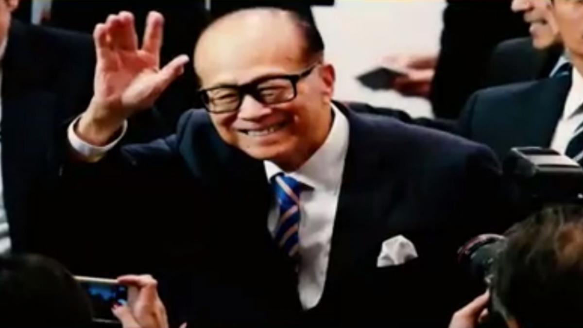 Business magnate Li Ka shing