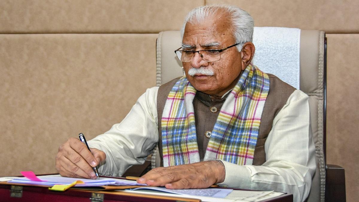 Haryana Chief Minister Manohar Lal Khattar (Photo-PTI)