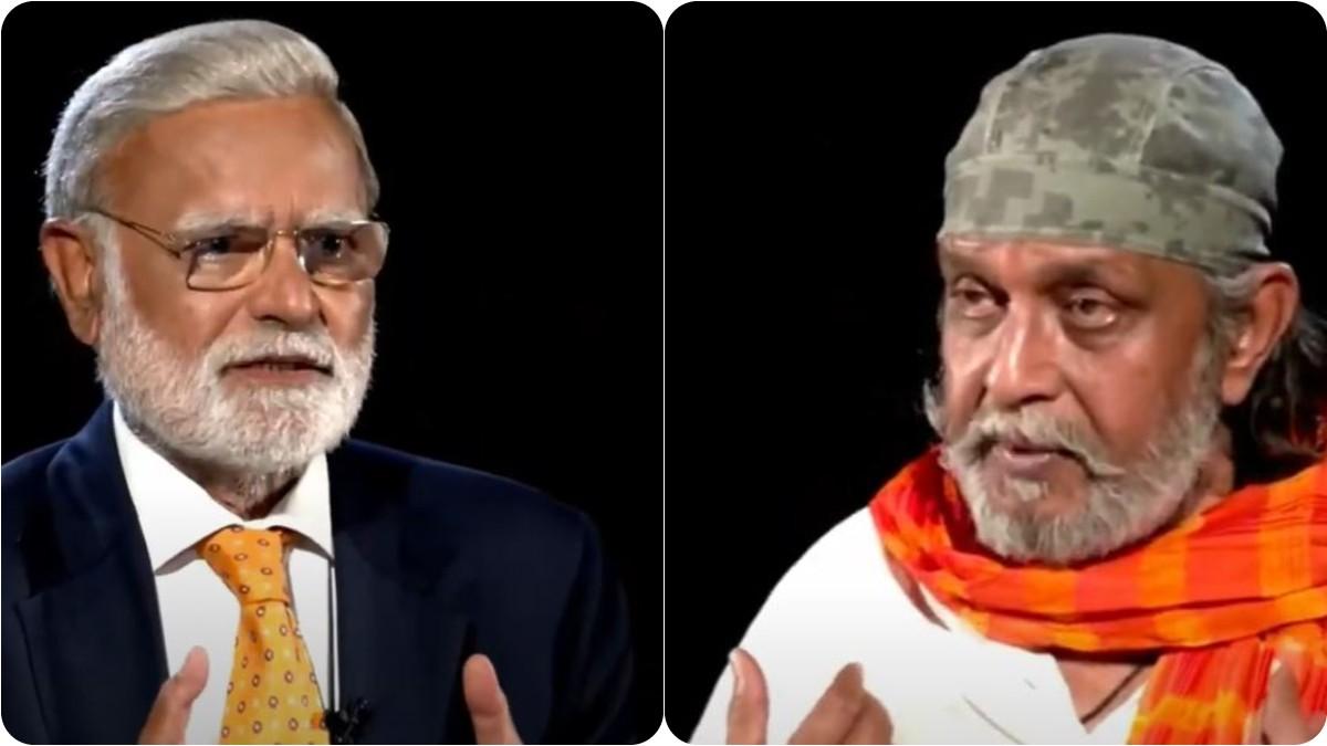 मिथुन चक्रवर्ती के साथ प्रभु चावला. 