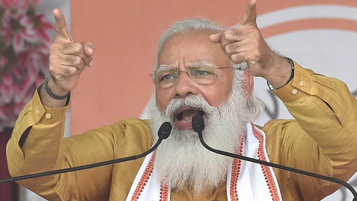 बंगाल के कांथी रैली में प्रधानमंत्री मोदी की रैली