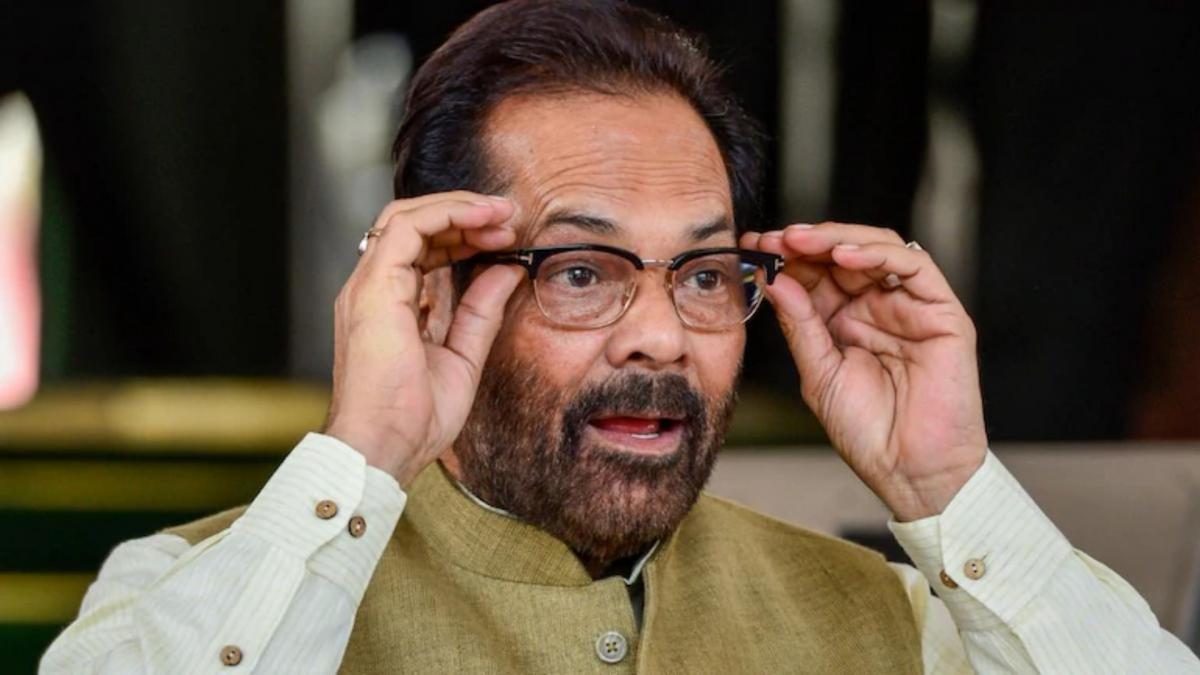 Union Minister of Minority Affairs Mukhtar Abbas Naqvi. (Photo: PTI)