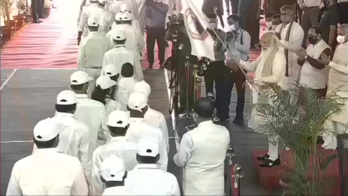PM Modi flagged off Dandi visit