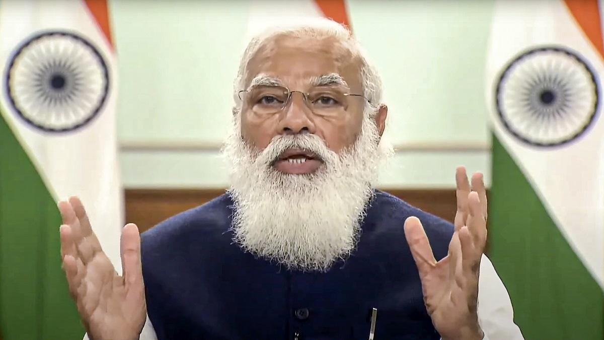 Prime Minister Narendra Modi gets Coronavirus vaccine first shot (File Photo-PTI)