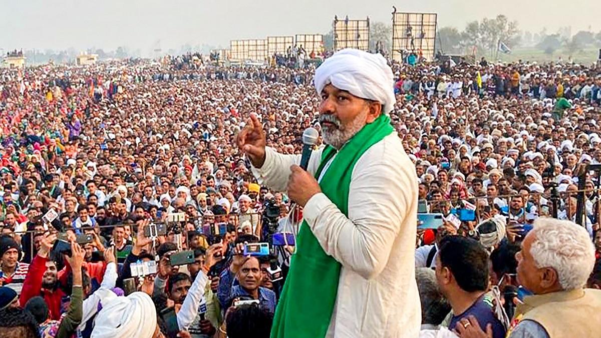 Farmers Leader Rakesh Tikait (File Photo-PTI)