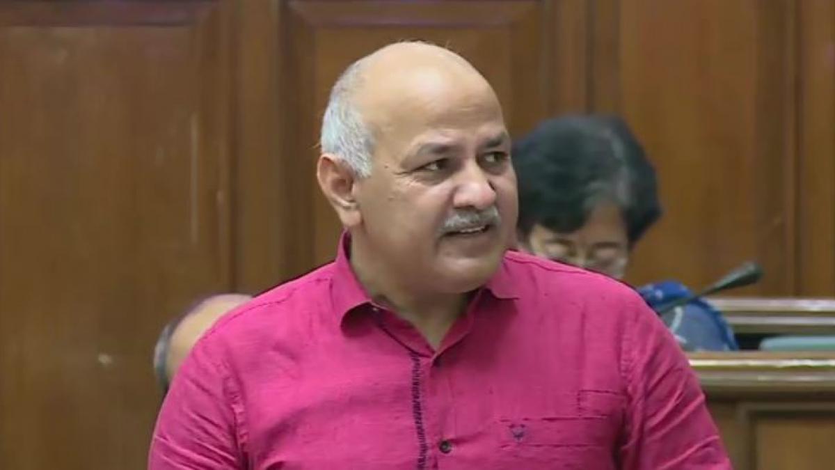 Sisodia in Budget announcement