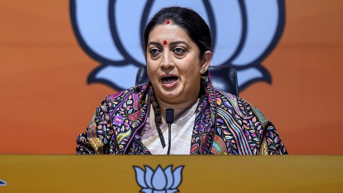 smriti irani on mamata banerjee