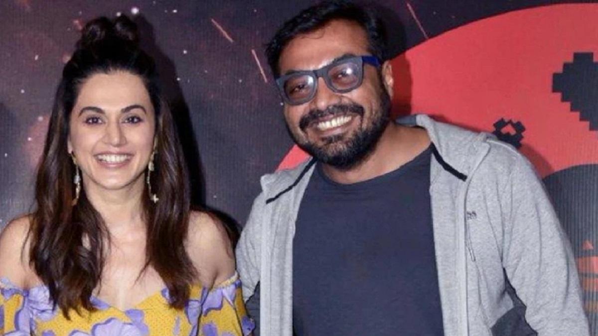 Bollywood Actress Taapsee Pannu and Director Anuarg Kashyap (File Photo-PTI)