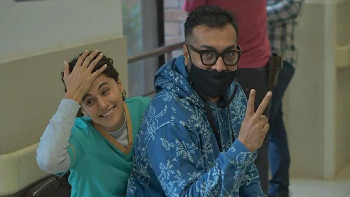 Taapsee Pannu with Anurag Kashyap