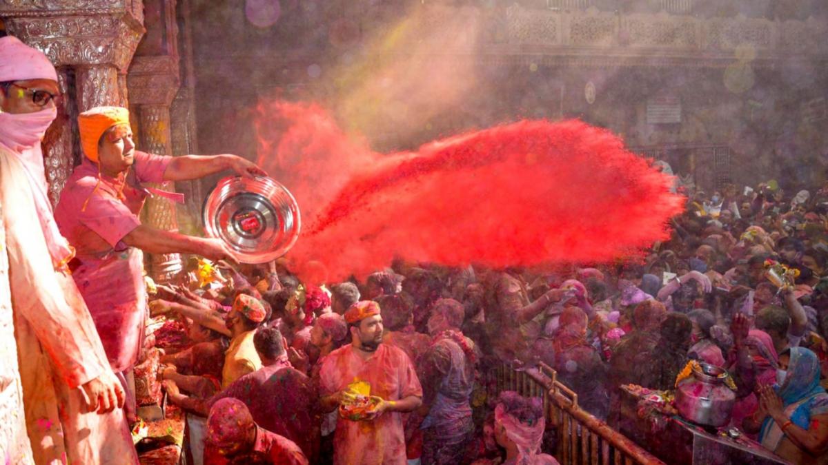 Vrindavan Holi celebration (File-PTI)