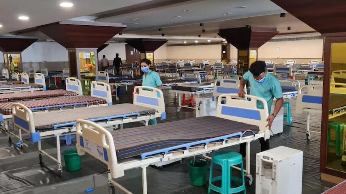 Banquet Hall converted into Covid care