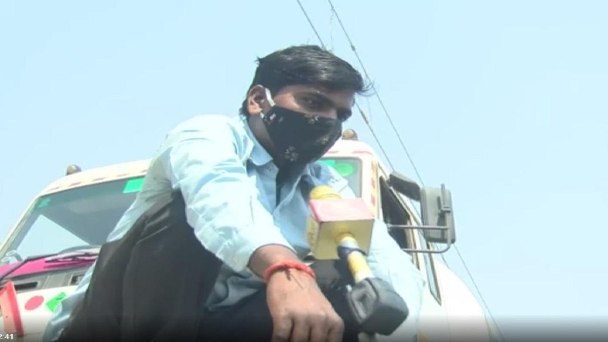 Oxygen tanker driver Rahul