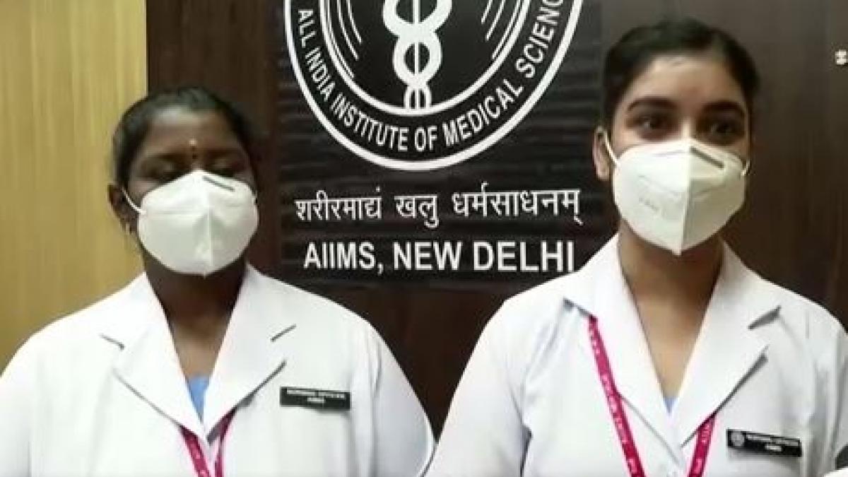 Nurses who administered vaccine to PM Modi