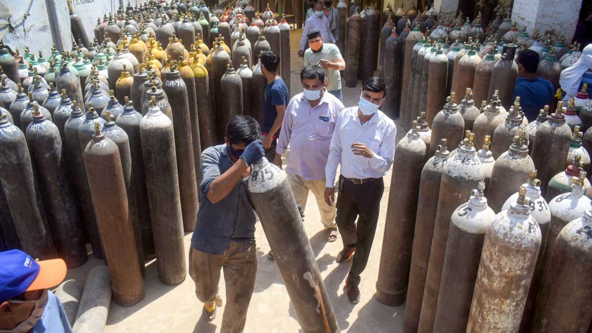 ऑक्सीजन की भारी क‍िल्लत