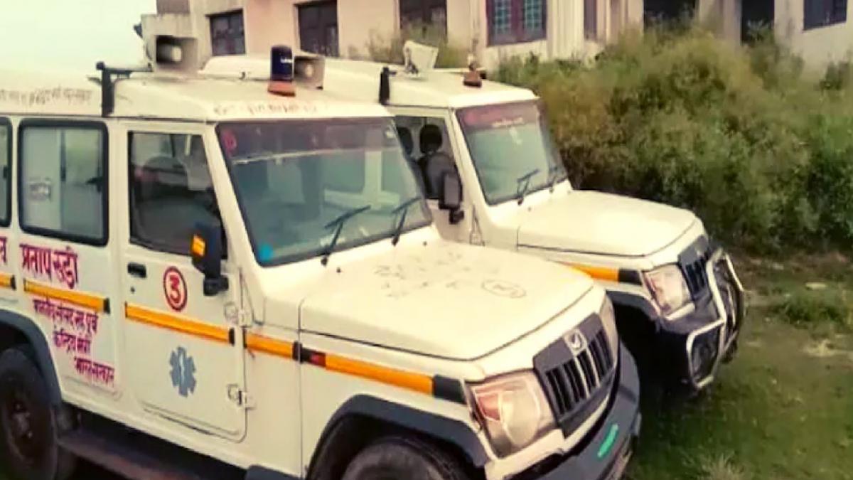 Rajiv Pratap Rudy's ambulance