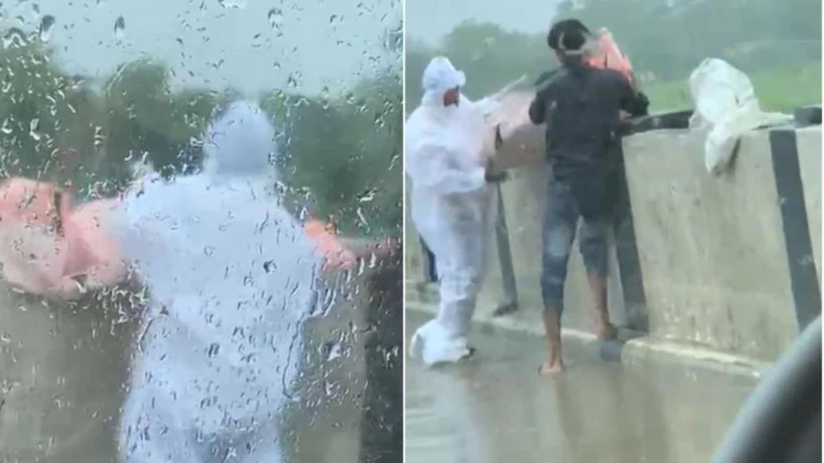 Balrampur body thrown into river  (Image: video grab)