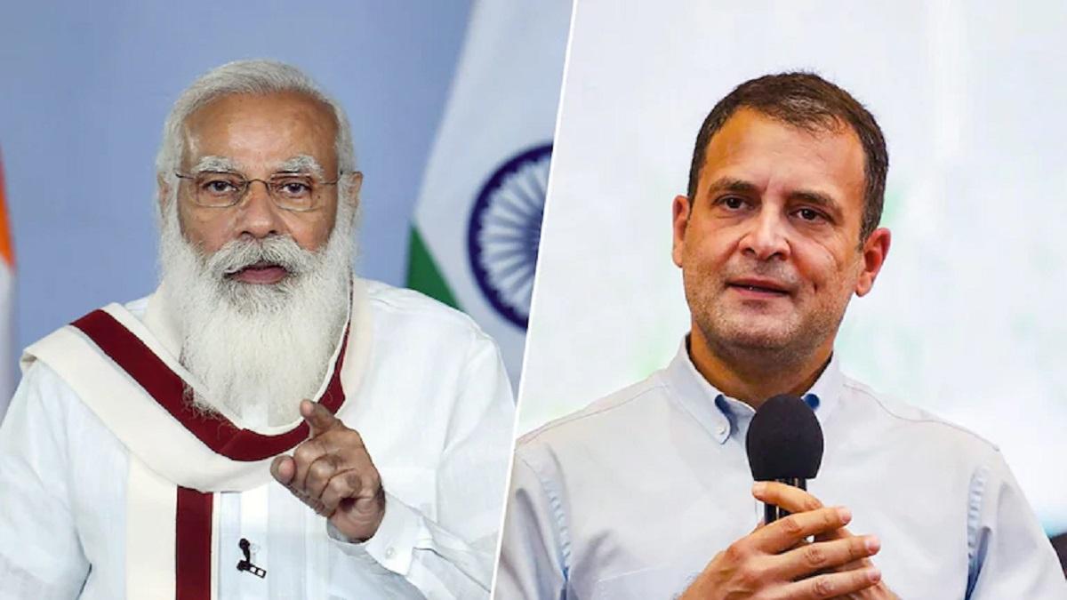 PM Narendra Modi & Rahul Gandhi