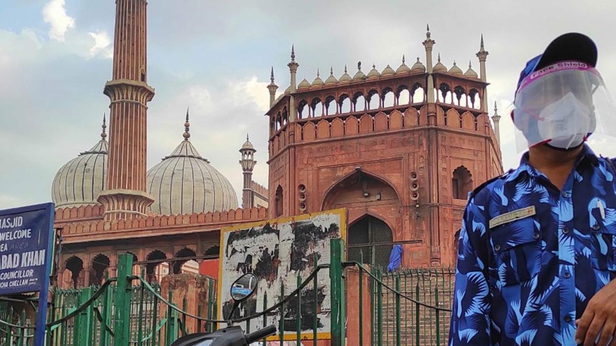Delhi's Jama Masjid on Eid