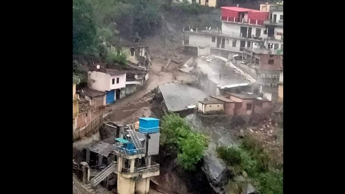 Devprayag cloudburst causes IIT building collapsed