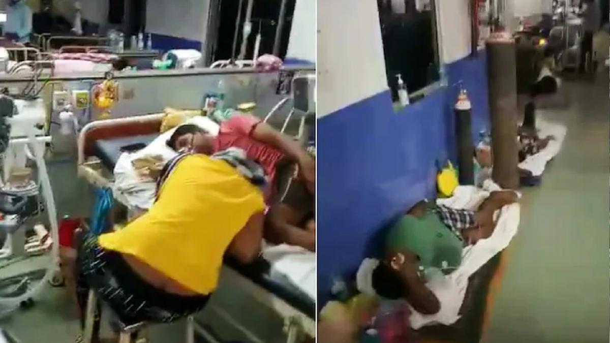 गोवा के सरकारी अस्पताल की तस्वीर