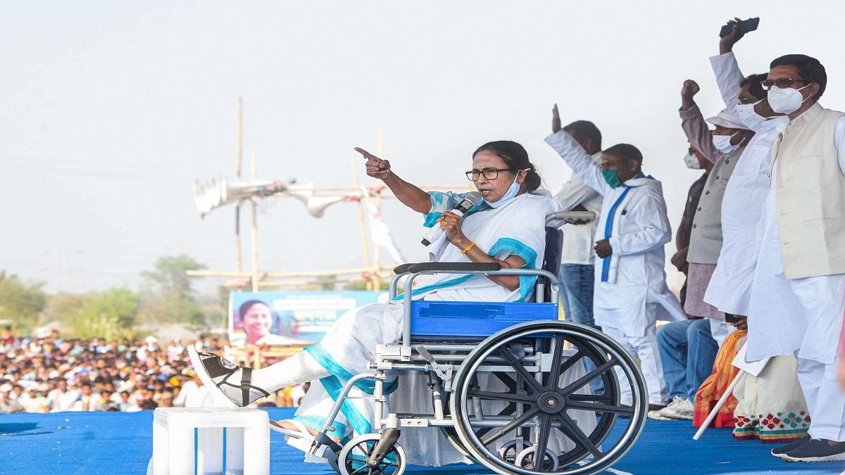 पश्चिम बंगाल की मुख्यमंत्री ममता बनर्जी.