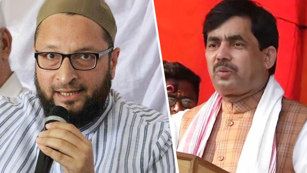 Owaisi and Shahnawaz Hussain clash